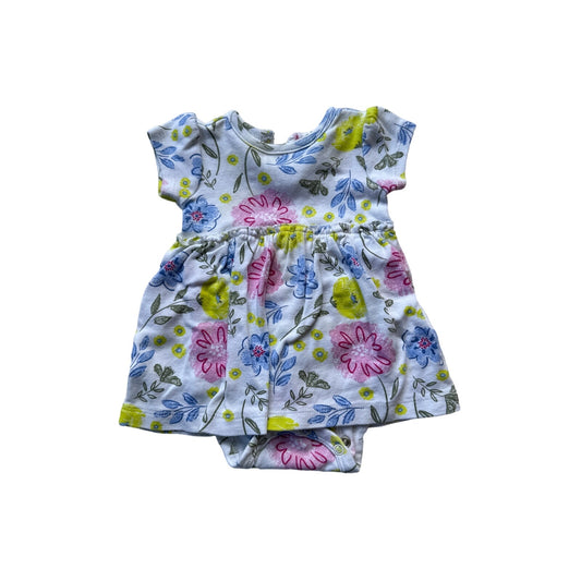 0-3M Baby Floral Dress