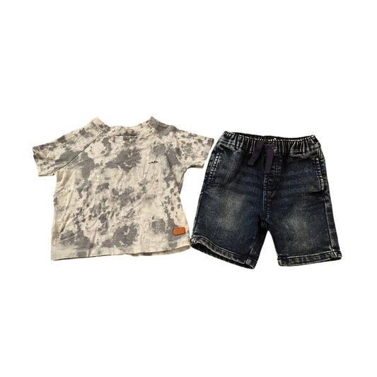 24M Toddler 7 For All Mankind Outfit Set