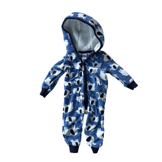 9M Baby Elephant Onesie with Hood