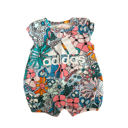 Adidas Printed Shortie Romper 3M