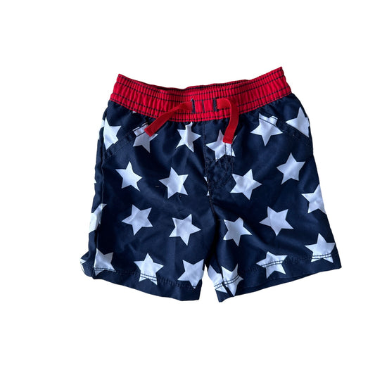 9M Boys American Flag Swimwear Swim Trunks