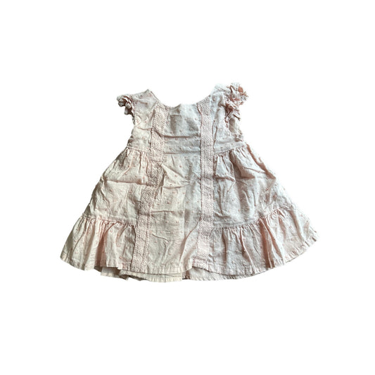 0-3M Baby Girl Pink Tahari Dress