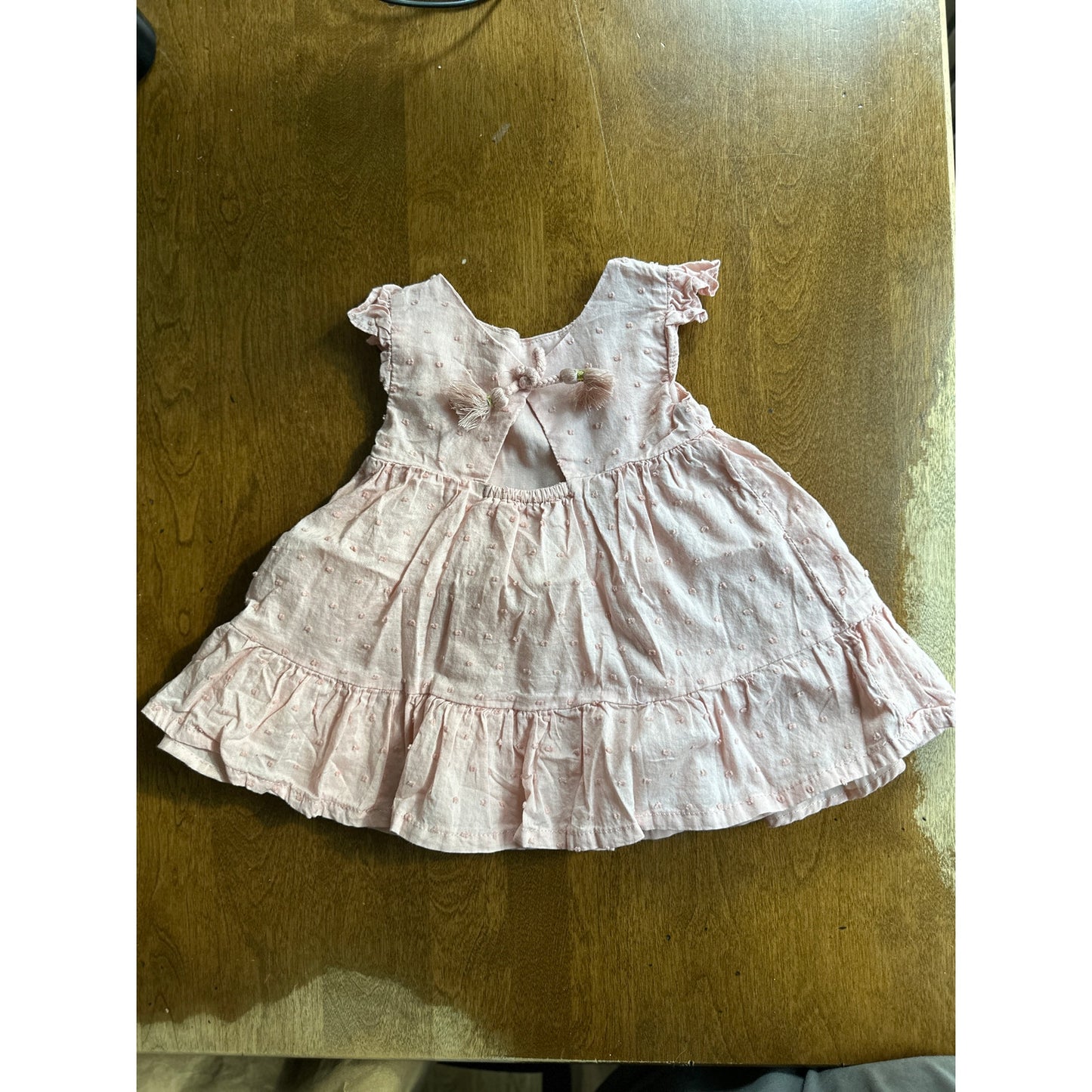 0-3M Baby Girl Pink Tahari Dress