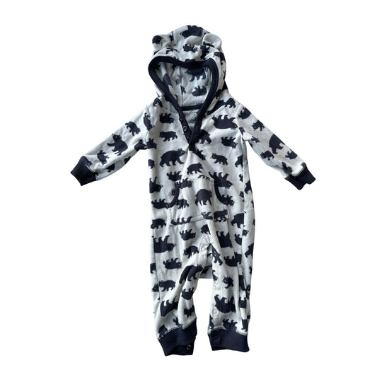 9M Baby Bear Onesie with Hood