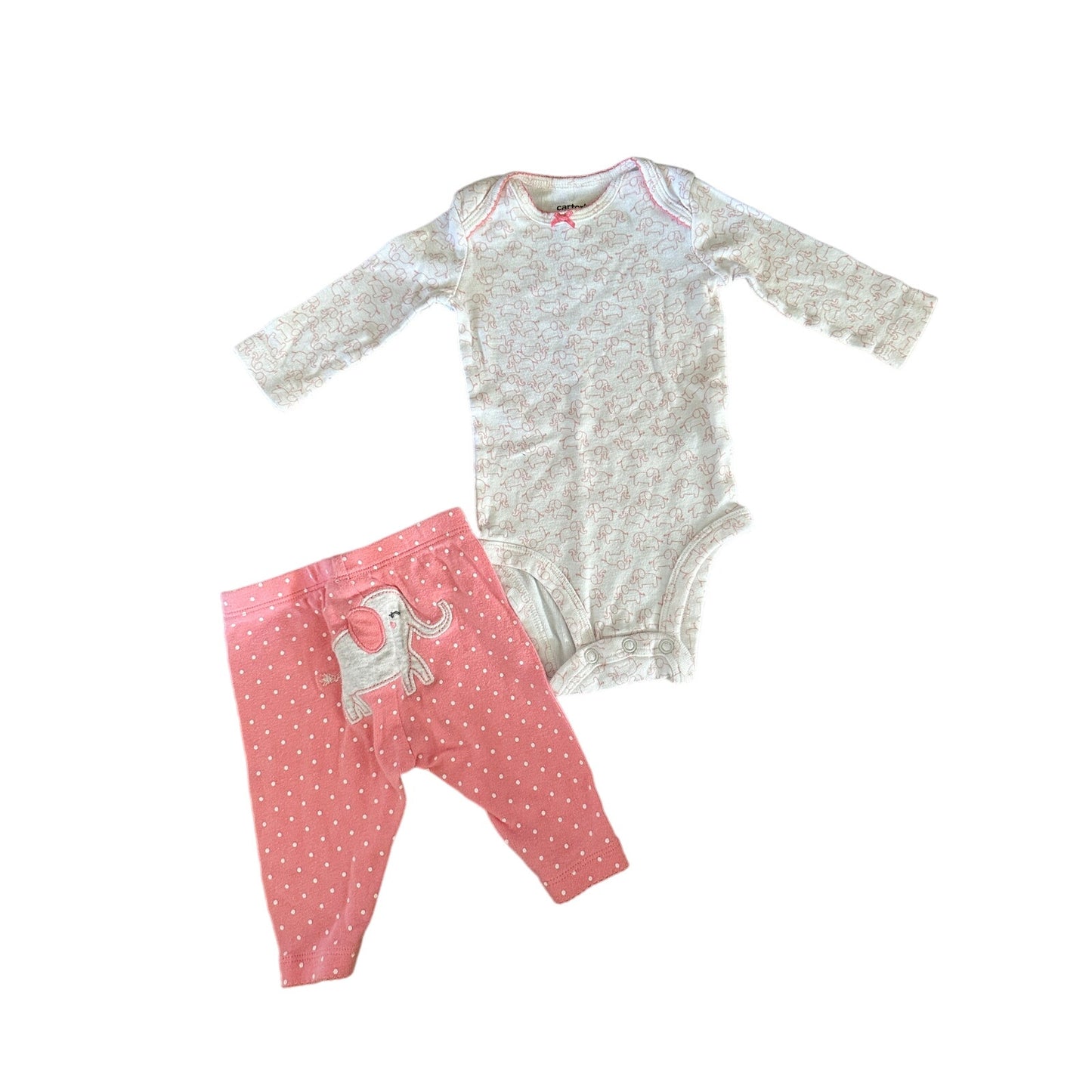 3M Baby Girl Pink Elephant Set