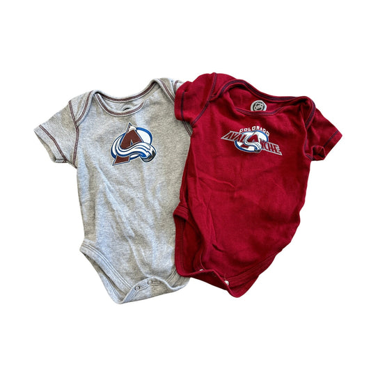 12M Baby NHL Colorado Avalanche Onesie Set